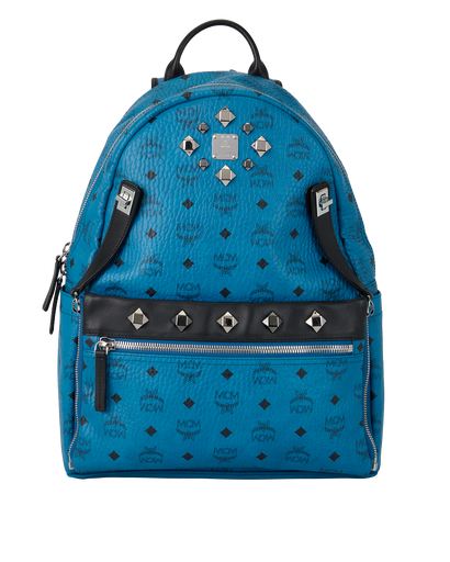 Dual Studded Backpack/Wristlet, front view